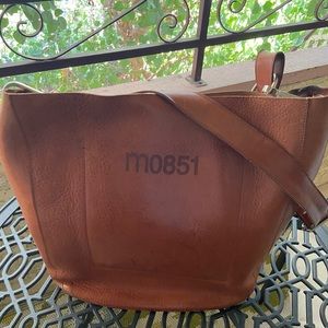 Premium leather tote bag
